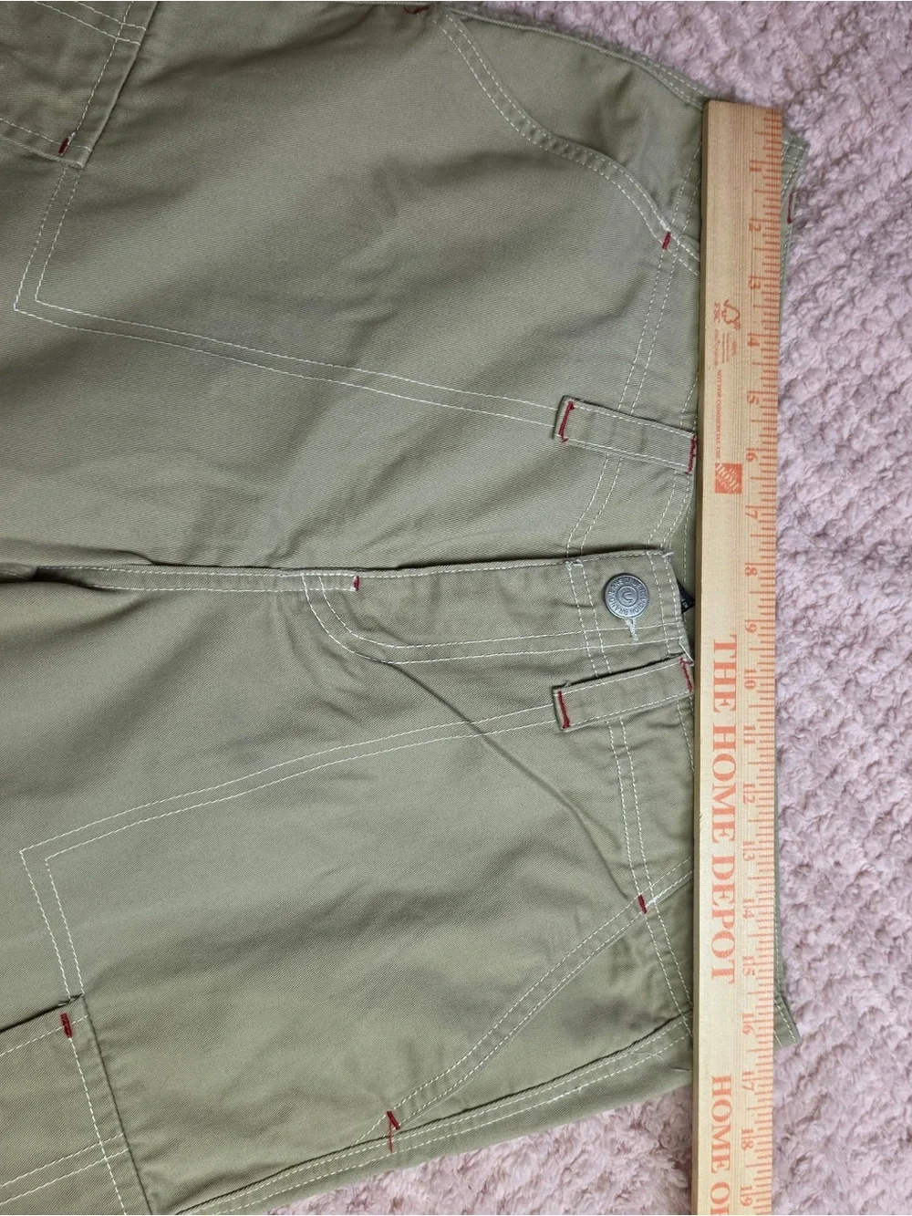 True Religion Men's Khaki Cargo Pants- Size 29